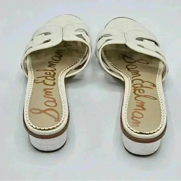 Sam Edelman white sandals, 7 1/2 - Picture 4 of 9